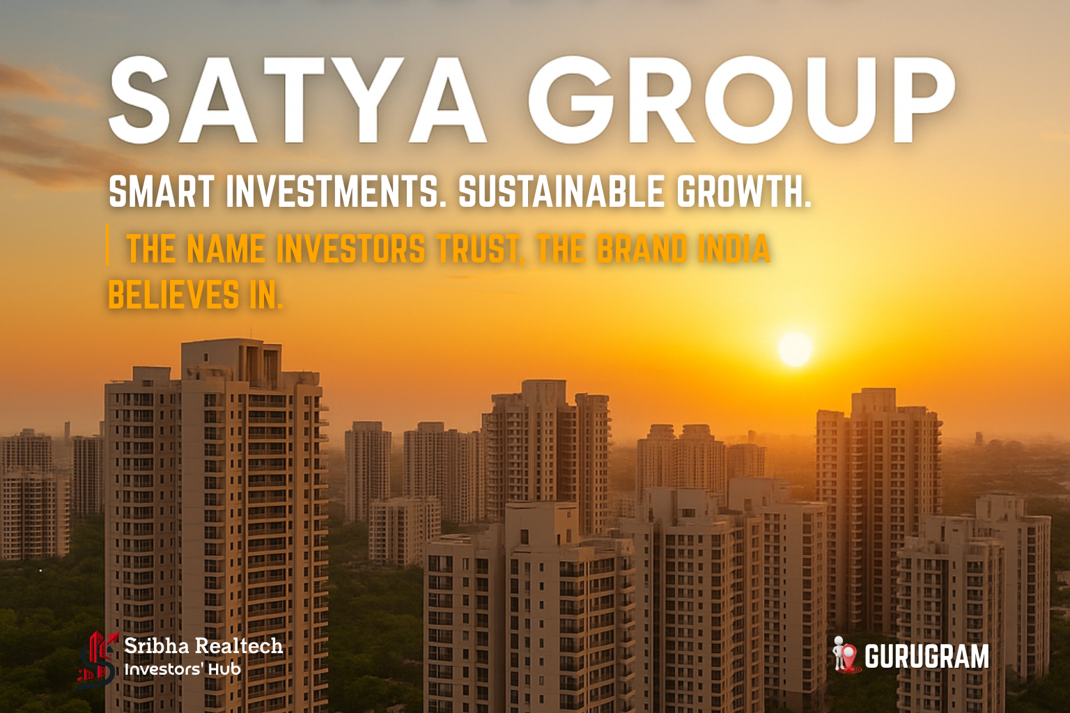 Discover Satya Group – one of India’s most trusted real estate developers with over 40 years of excellence in Gurugram, Indore, and beyond. Explore iconic residential & commercial projects like The Legend and Element One. Connect with Sribha Realtech, your authorized channel partner, for exclusive deals, expert guidance, and investment opportunities.